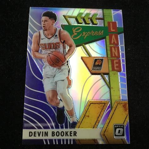 2019-20 Panini Donruss Optic Express Lane Holo #12 Devin Booker Phoenix