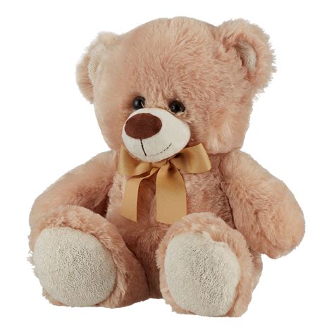 Holiday Time 13" Plush Bear Stuffed Animal Toy, Beige - Walmart.com