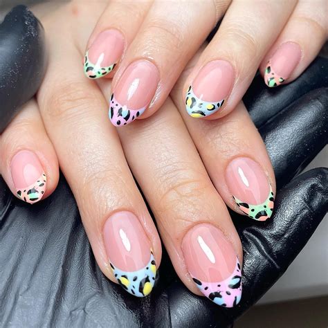 cheetah nail art inspiration   lux nail salon
