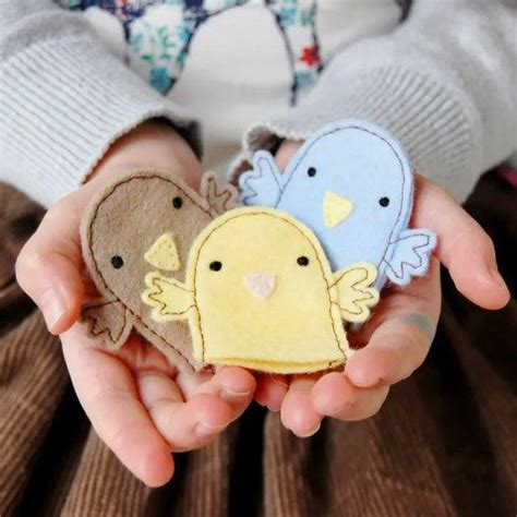 Make Your Own Bird Finger Puppets Craft Kit