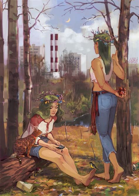 Лесавки | Illustration art, Illustrations and posters, Modern fantasy