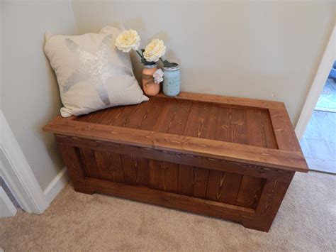 Custom Rustic Wooden Blanket Chest - Etsy