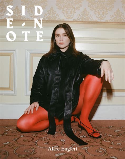 ALICE ENGLERT for Side-Note Magazine, June 2024 – HawtCelebs