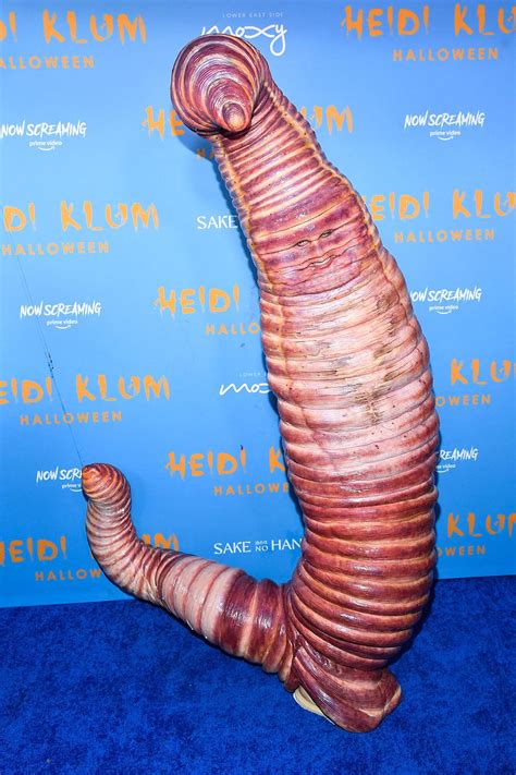 Heidi Klum Dresses as a Giant Worm for Halloween 2022 at Annual