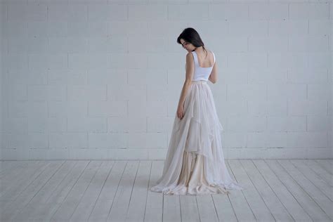 Faerie - bridal satin bodysuit