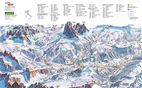 Схема трасс Валь Гардена Val Gardena, карта трасс - SkiExpert.ru ...
