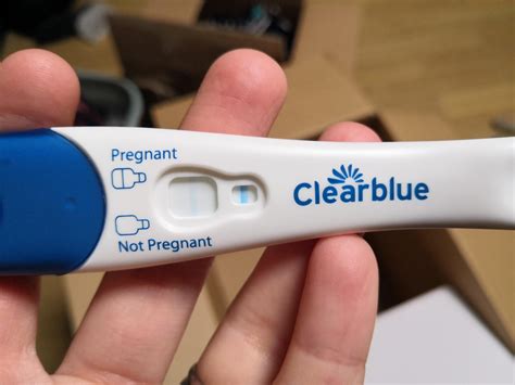 vertical line clear blue pregnancy test - Captions Week