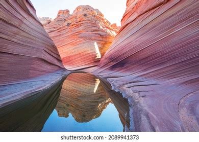 wave arizona vermillion cliffs paria canyon stock photo