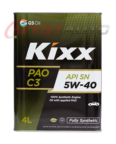 Kixx PAO C3 5W-40 4 л - купить по низкой цене в Новосибирске и с ...