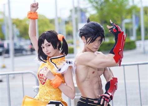 Jin+Xiaoyu cosplay by @ao_cos3 / @nekochan___hshs : r/Tekken