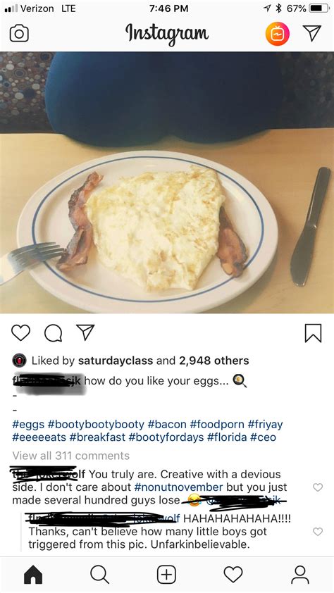Creative and devious IG thot ruins nonutnovember for 100s of guys