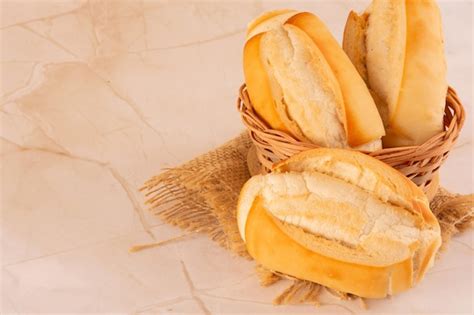 premium photo fresh baked flour bread  stone marmorized clean