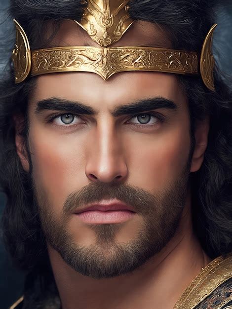 Retrato do deus grego ares ai generated | Foto Premium