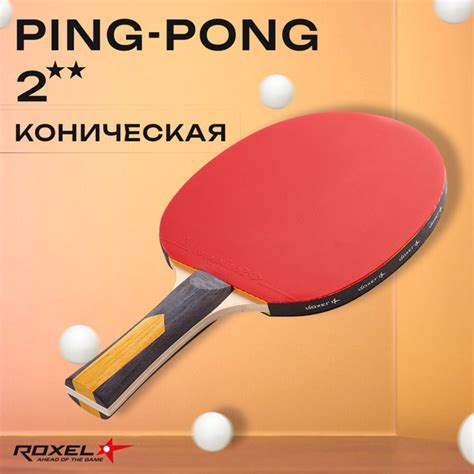 Ракетка для настольного тенниса 2* Blaze от Roxel, коническая ...