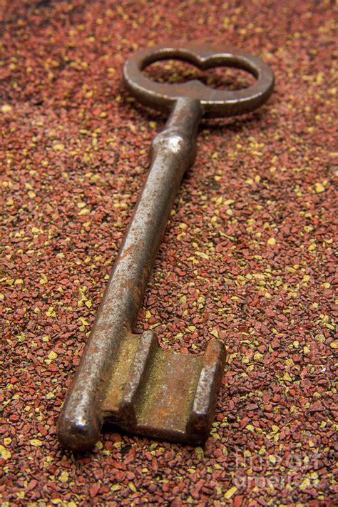 Rusty key Photograph by Bernard Jaubert - Fine Art America