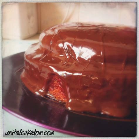 United Cakedom: Ginormous Jaffa Cake Cake