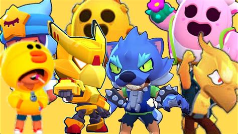 All Skins Of Legendary Brawler In Brawl Stars ||THESAMSA GAMING - YouTube