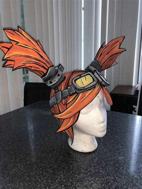 Borderlands wig made out of foam by Goldvester Cosplay. : r/nextfuckinglevel