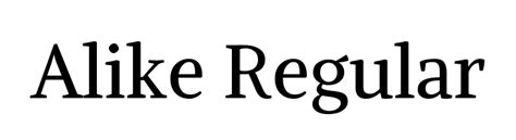 Alike Font - FFonts.net