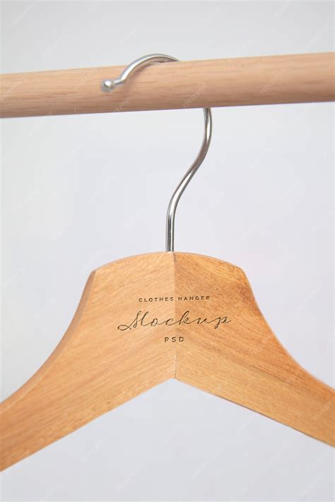 Premium PSD | Clothes hanger mockup design