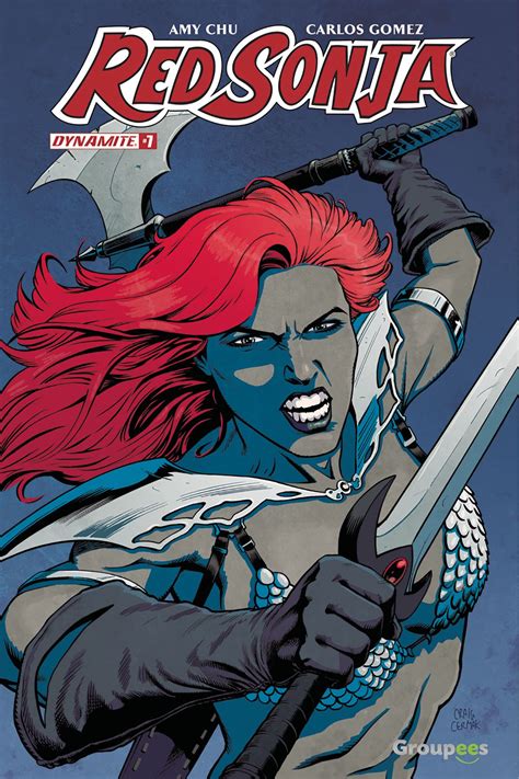 Red Sonja #7 (Groupees Cover) | Fresh Comics