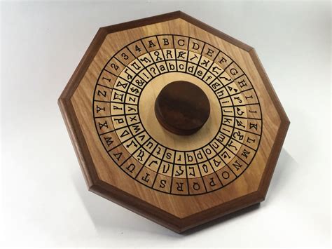 Cipher Wheel - Constellation and English — Cryptic Woodworks