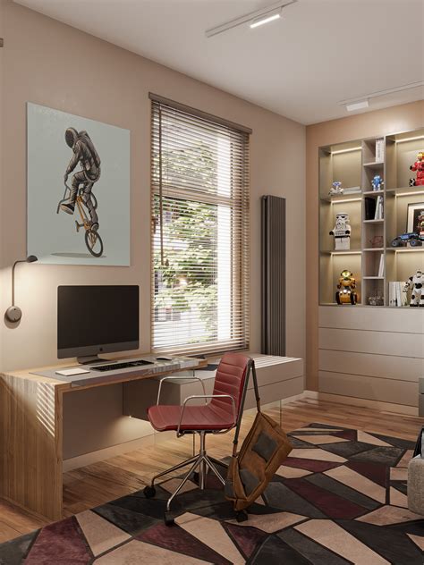 Teen Boy bedroom on Behance