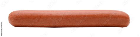 hot dog sausage isolated on white background Stock Photo | Adobe Stock