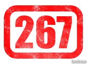 267 Text Effect and Logo Design Number