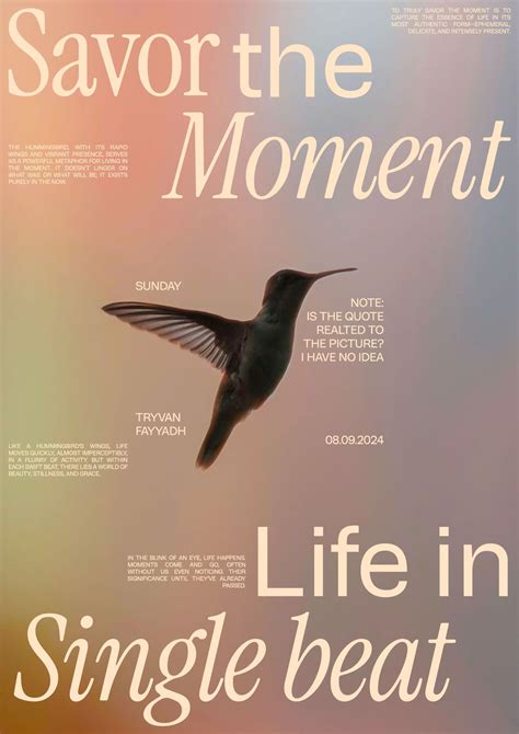 Savor the moment | Minimalist poster | Tipografi, Inspirasi tipografi