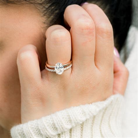 oval ring simple band 8