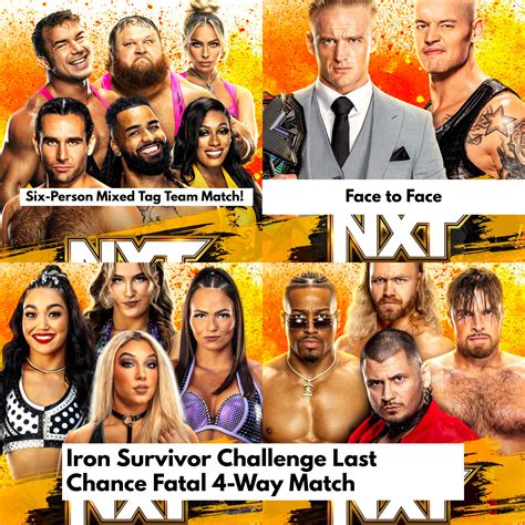Card for Tonight's NXT Deadline Go-Home Show - 12/05 : r/SquaredCircle