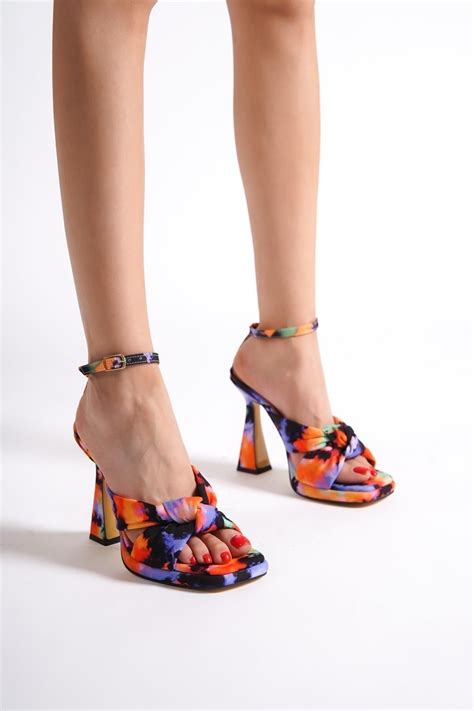 Modabuymus Vincent Turuncu Batik Platform Topuklu AyakkabıFiyatı