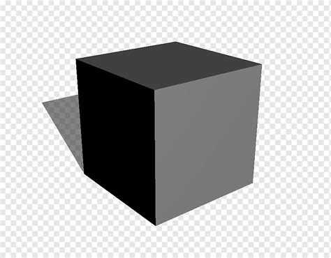3D черный куб, png | PNGWing