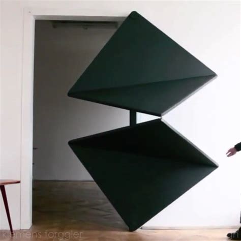 klemens torgglers doors  kinetic art objects based  rotating