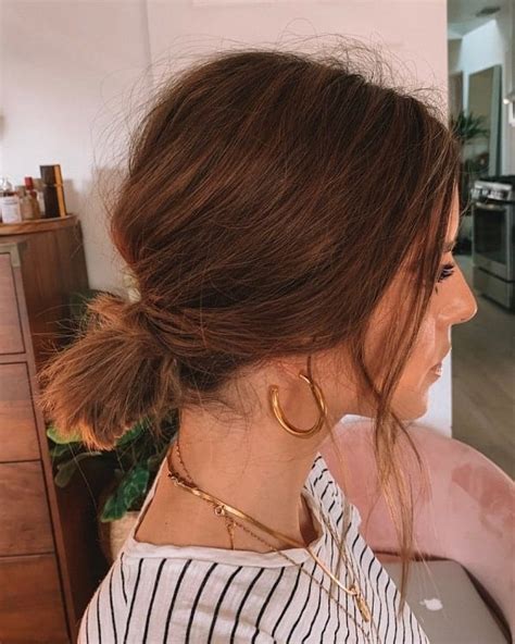 25 Hottest Low Messy Bun Hairstyles for 2024