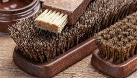 how to clean shoe polish brush