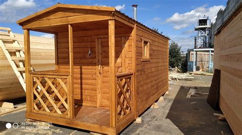 Баня каркас 2,4*4 м с крыльцом