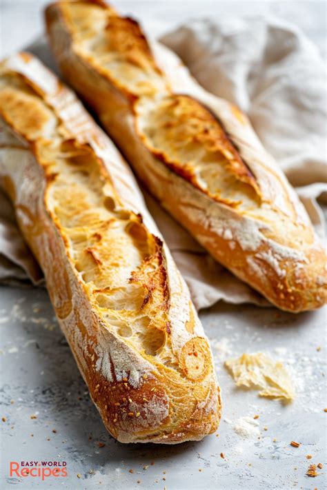 recipe  authentic french baguette easyworldrecipes recipe