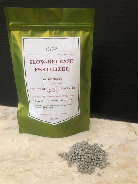 200 grams Slow-release plant fertilizer 18-6-8. Feeds ten 6 | Etsy