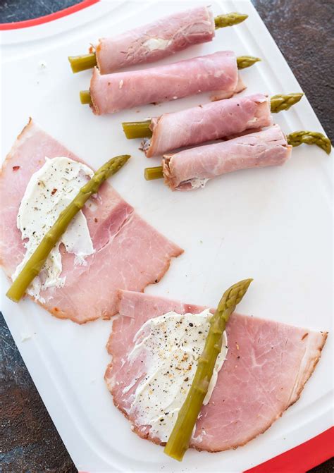 ASPARAGUS HAM ROLL UPS + WonkyWonderful