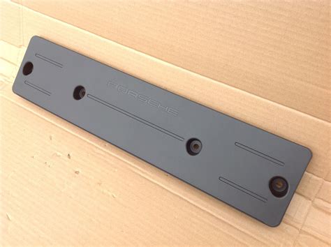 PORSCHE TAYCAN FRONT BUMPER NUMBER PLATE HOLDER PLINTH BASE 2020-2023 ...