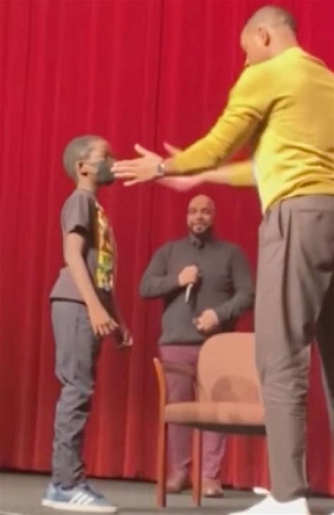 smith slap star filmed teaching young boy   slap