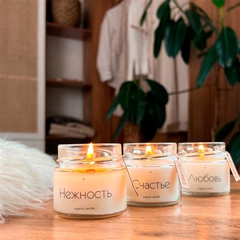 Ароматические свечи в стеклянной банке | DECOREZ | Organic candles ...