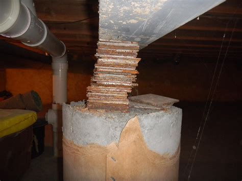 metal shims beamcolumn structural inspections internachi forum