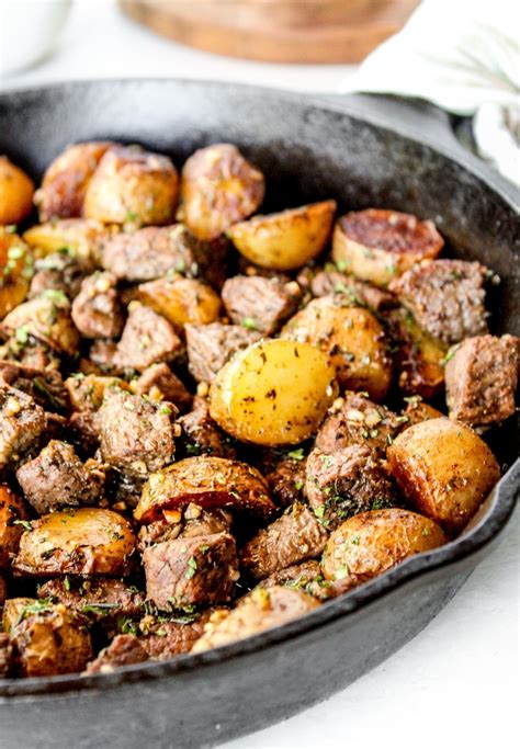 Garlic Steak & Potatoes - The Whole Cook