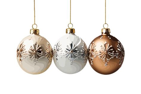 premium vector christmas ornaments