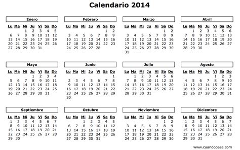 Calendario de Guatemala 2014