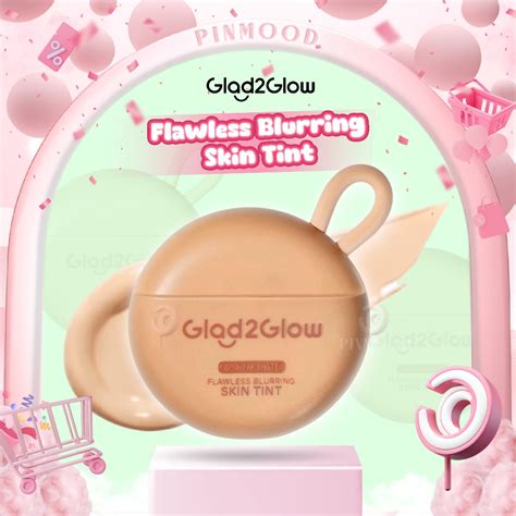 jual gladglow flawless blurring skin tint   skin tint