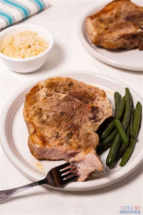 Oven Baked Pork Steaks | Little Bit Recipes